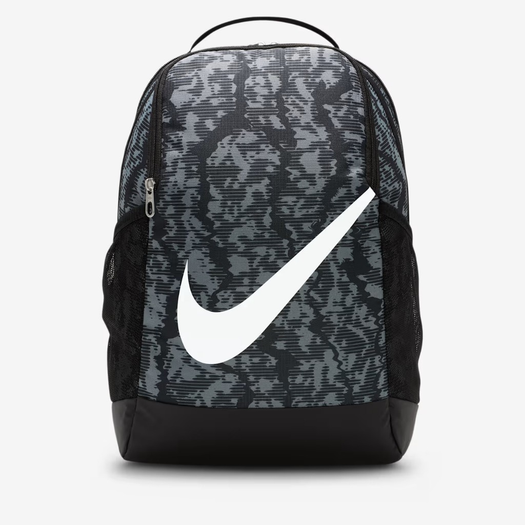 Jual NIKE BRASILIA KIDS' BACKPACK 18L BLACK WHITE HF6651